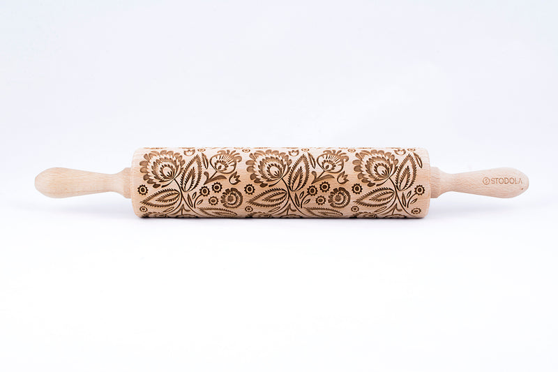 Wood Rolling Pin, Wooden Rolling Pins For Baking, Whole Cut Of Natural  Beech